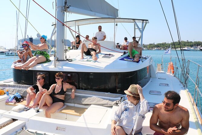 Catamaran Cruises Rhodes - 6 Hours Day Cruise ALL INCLUSIVE - Common questions