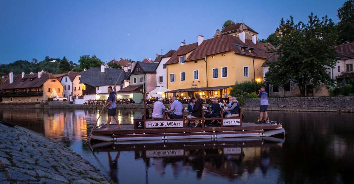 Český Krumlov: Advent Wooden Raft River Cruise - Full Description