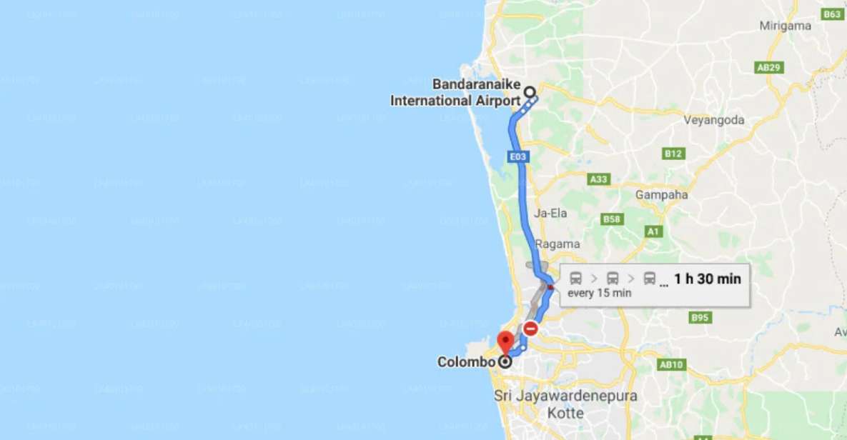 Colombo: Colombo Airport (CMB) and Colombo City Transfer - Highlights