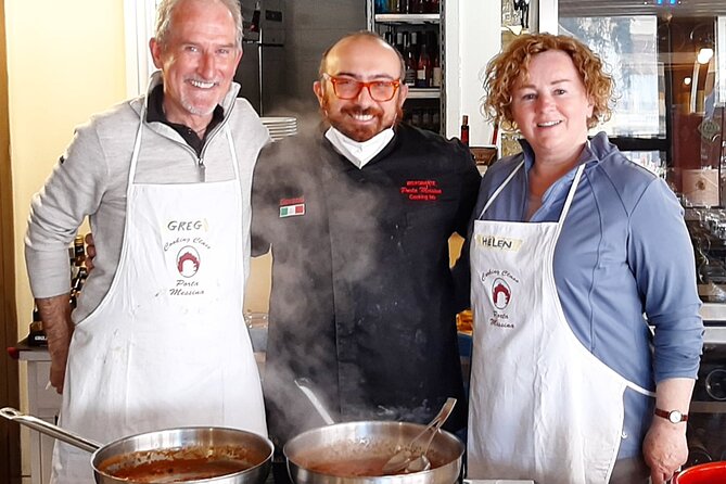 Cooking Class Taormina With Local Food Market Tour - Culinary Experience