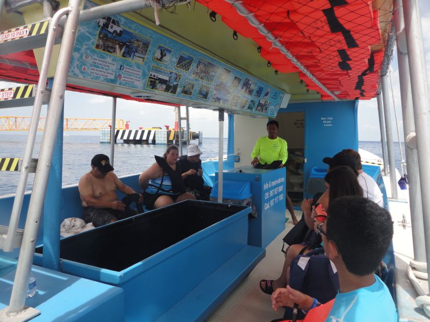 Cozumel: Private VIP Glass Bottom-Boat and Snorkeling Tour - Tour Description