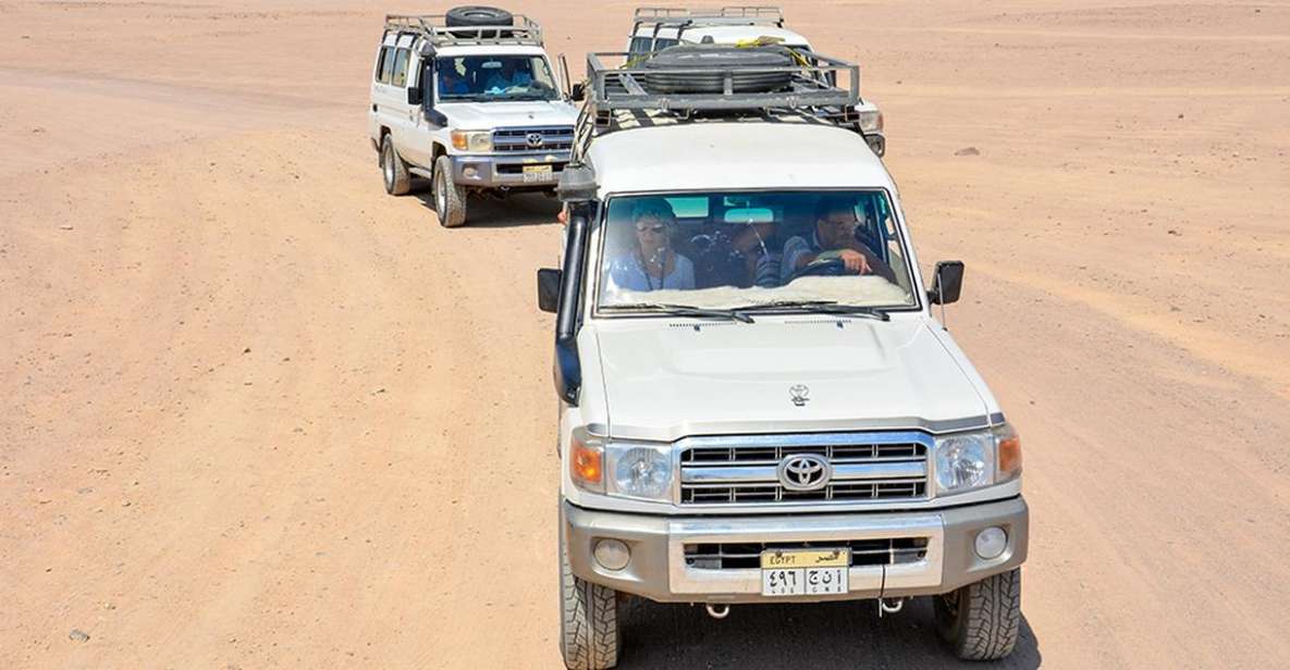 El Gouna: Jeep, Camel, Buggy, Safari to Sahara Park Hurghada - Desert 4WD Drive Experience