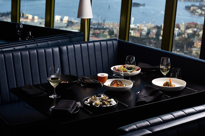 Elegant Dining Experience at Infinity in the Sydney Tower - Panoramic Views and Setting