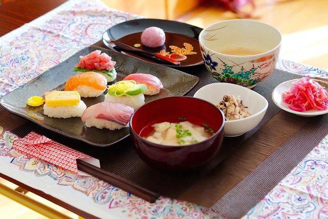 Enjoy Homemade Sushi or Obanzai Cuisine and Matcha in a Kyoto Home With a Native - End Point and Additional Information