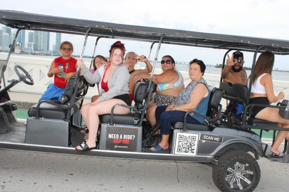 Explore South Beach, Miami : Ultimate Golf Cart Party Tour - Customizable Experiences
