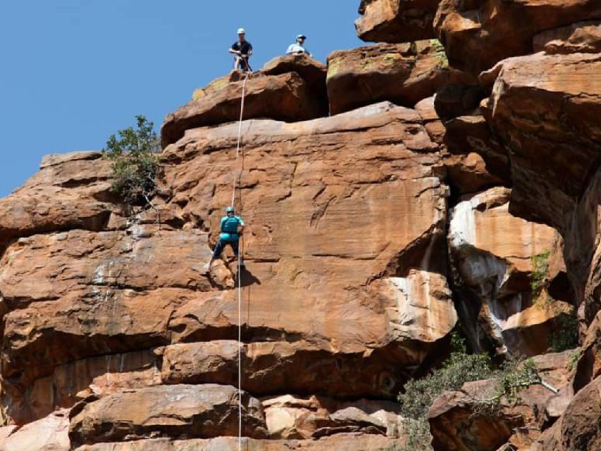 Extreme Abseil, 55m High With Lovely Hike Back to the Top. - Location and Instruction
