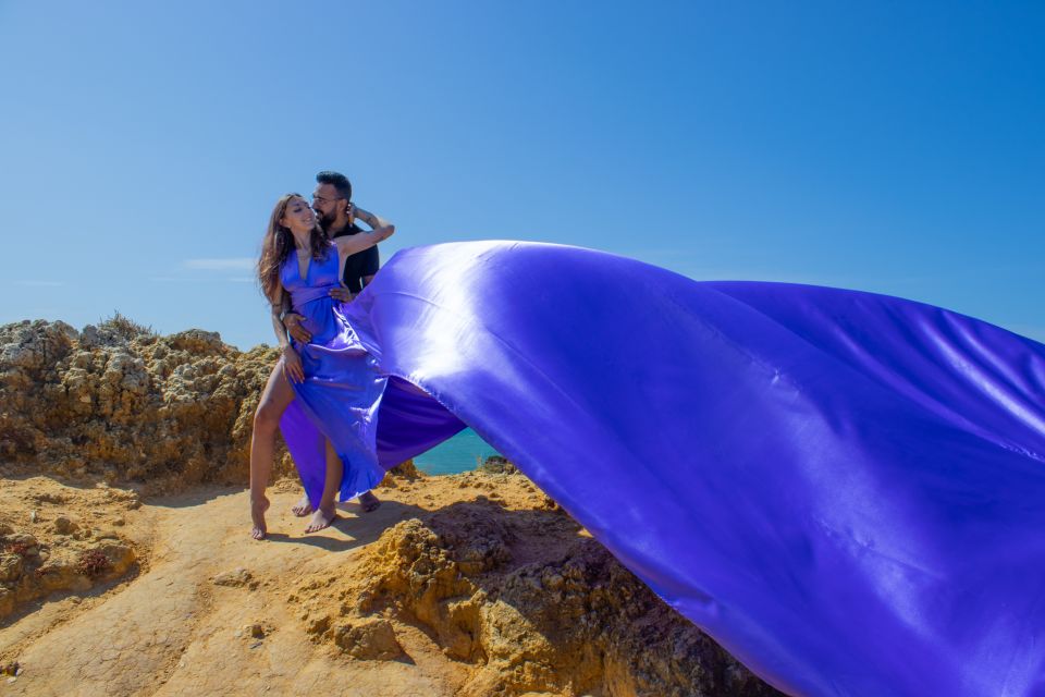 Flying Dress Algarve - Couple Experience - Photography Session Details
