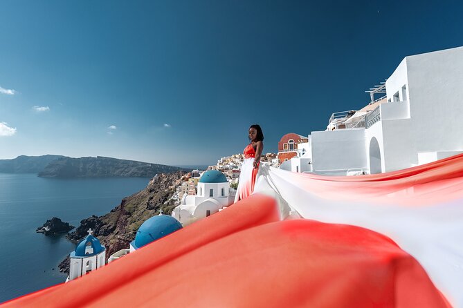 Flying Dress Photoshoot in Santorini: Mr. President Package - Customer Reviews