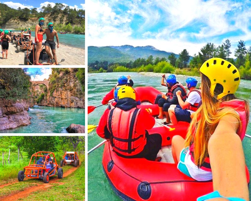 From Antalya/City of Side/Alanya: Buggy Ride & Rafting Tour - Highlights