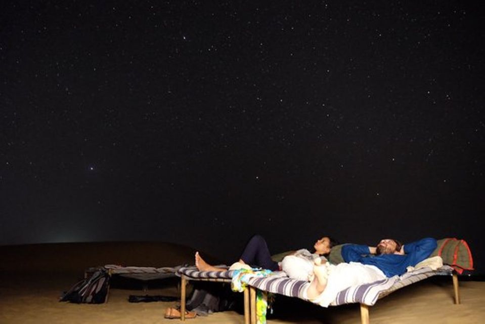 From Jaisalmer : Overnight Stay Under Stars WithCamel Safari - Exciting Activities Included