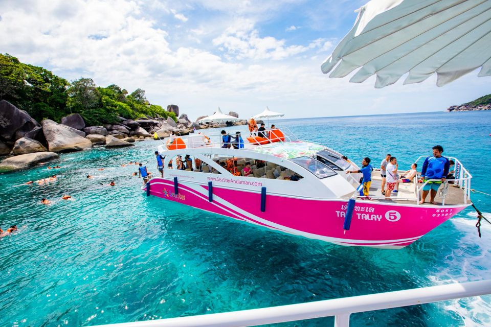 From Khao Lak: Similan Islands Day Trip by Luxury Catamaran - Transportation Logistics for Participants