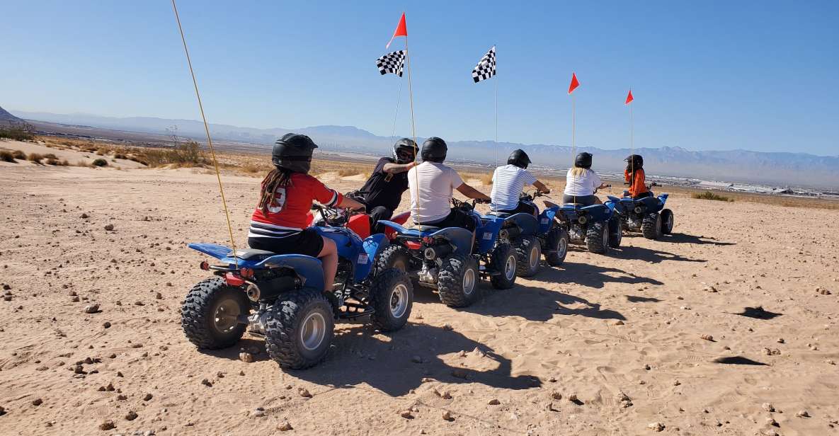 From Las Vegas: Nellis Dunes ATV Tour With Shuttle Transfer - Experience Highlights