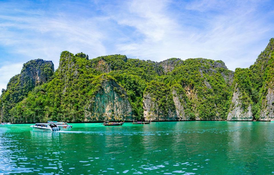 From Phuket: Phi Phi, Maya Bay, & Khai Islands Premium Trip - Maya Bay Scenic Beauty