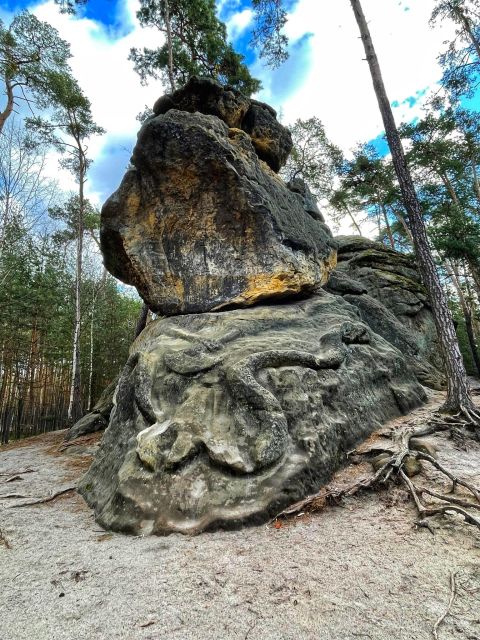 From Prague: Devils Heads - Full-Day Hiking Trip - Sculpture Exploration