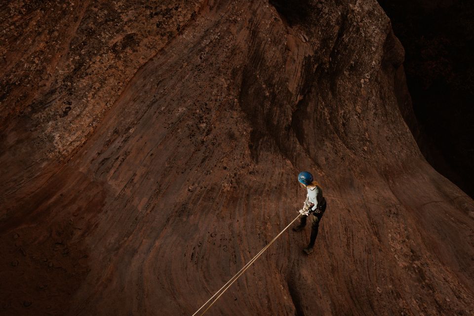 From Utah: 5-hour Canyoneering Experience Small Group Tour - Experience Highlights and Rappelling Details