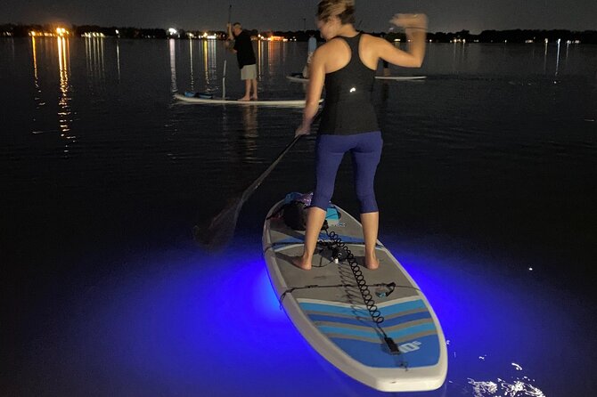 Glow In The Dark Clear Kayak Or Clear Paddleboard In Paradise