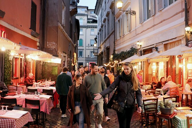 Hidden Rome Food Tour in Trastevere With Dinner and Wine - Booking Information