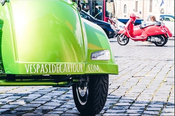 Highlights of Rome Vespa Sidecar Tour in the Afternoon With Gourmet Gelato Stop - Traveler Experience Insights