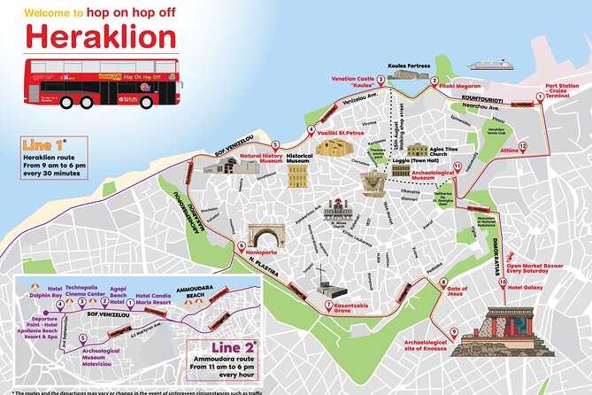 Hop-On Hop-Off Sightseeing Bus Tour In Heraklion