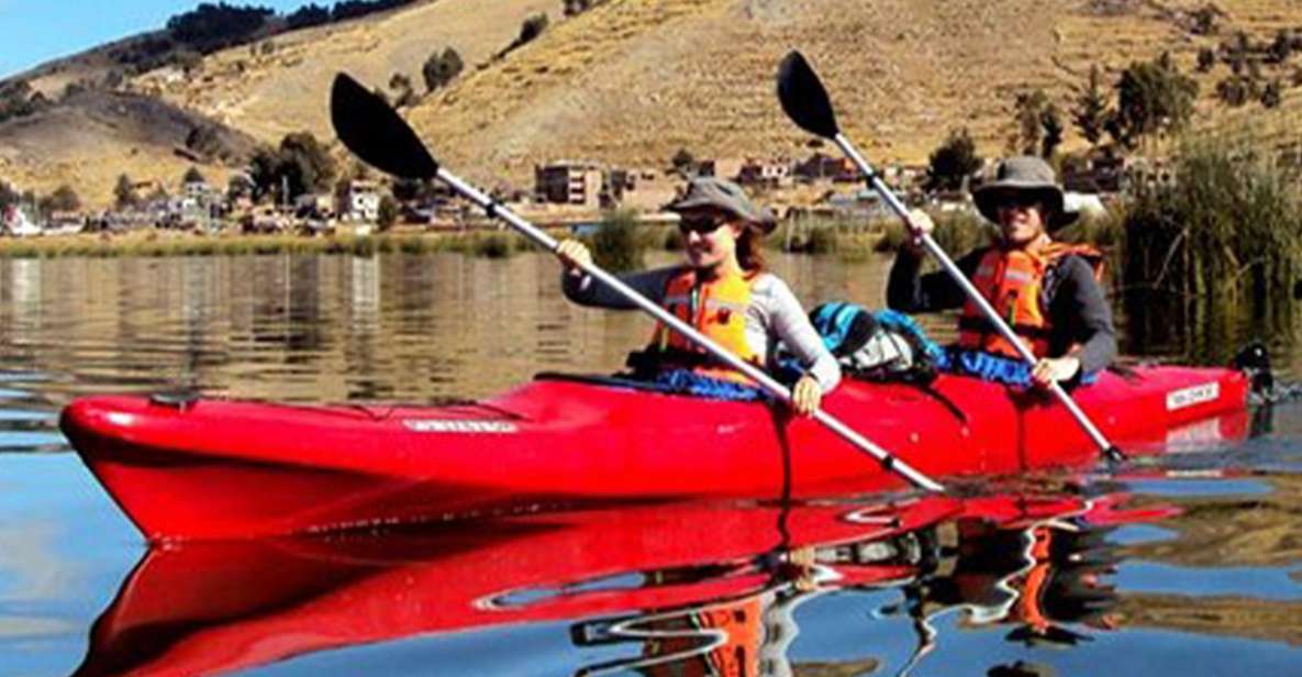 Kayak in the Uros Floating Island and Taquile by Speadboat - Inclusions