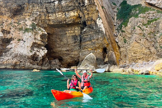 Kayak Paradise: Cala Portixol Snorkel, Cave & Cliff Jumping Tour - Booking Process Information