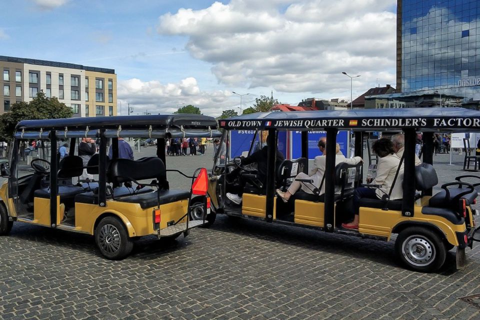 Krakow: City Golf Cart Tour and Schindler's Factory Museum - Inclusions