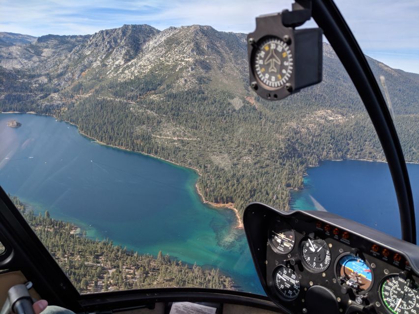 Lake Tahoe: Sand Harbor Helicopter Flight - Inclusions