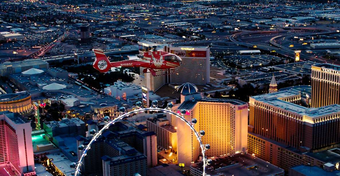 Las Vegas: Night Helicopter Flight Over Las Vegas Strip - Participant Information