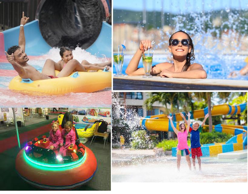 Leisureworld Water Park Family Journey With Tuk Tuk or Car - Water Area Features