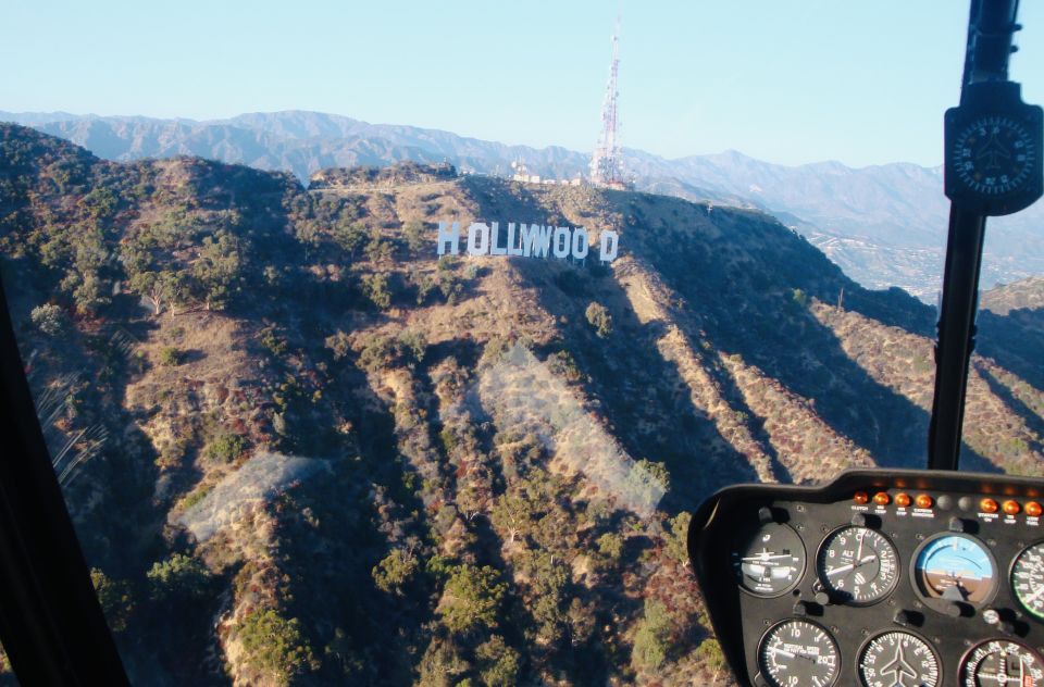 Los Angeles: Explore Hollywood Sign by Helicopter - Inclusions