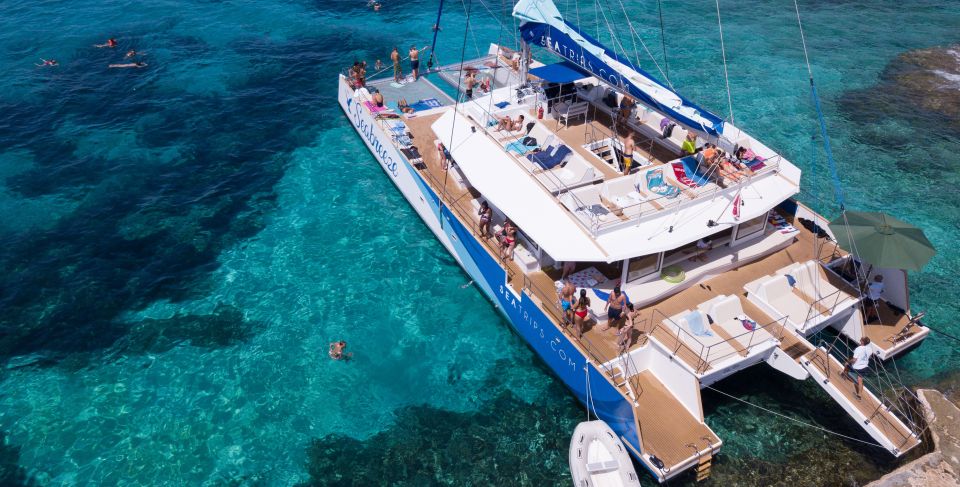 Malta: Blue Lagoon, Beaches & Bays Trip by Catamaran - Boat Stops and Locations