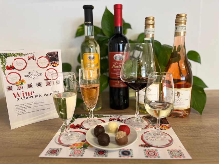 Malta: Wine and Chocolate Pairing Experience - Additional Information