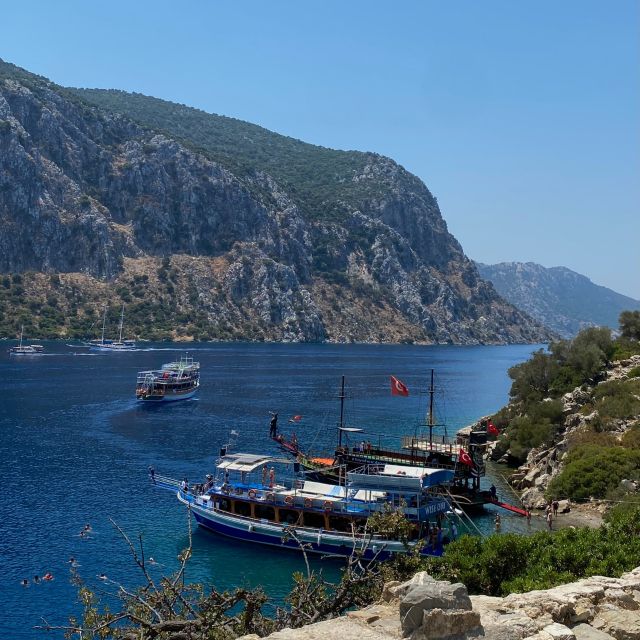 Marmaris: Coastal Sights Boat Tour With Swim Stops - Sightseeing Highlights