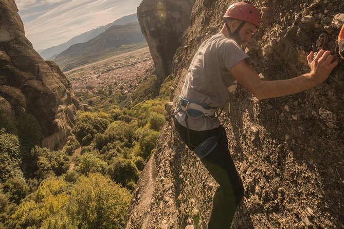 Meteora Rock Climbing Introduction - Optional Pick up Trikala Kalambaka Kastraki - Expectations and Fitness Requirements