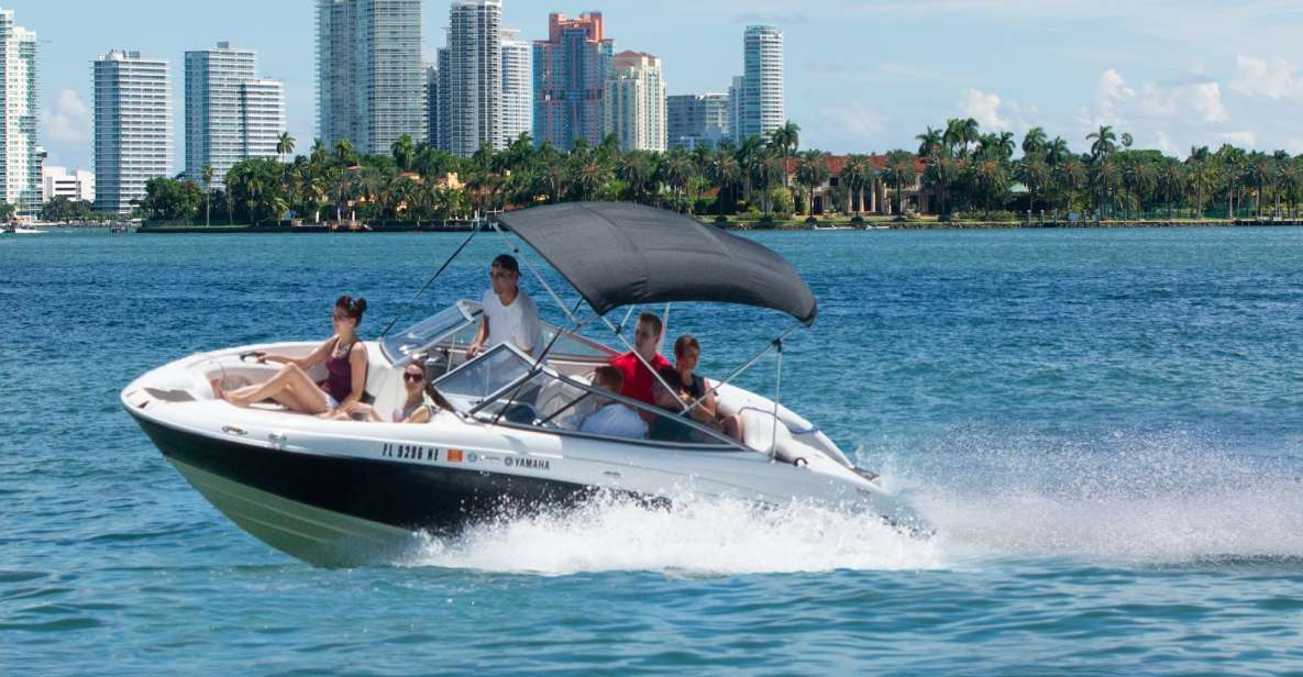 Miami: Guided Miami Beach Speedboat Tour - Inclusions