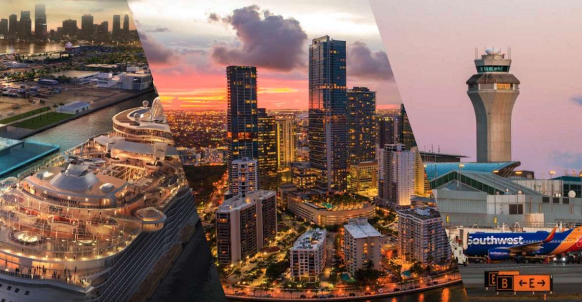 Miami: Guided Tour With Transfer From Cruise Port to Airport - Booking and Payment Options