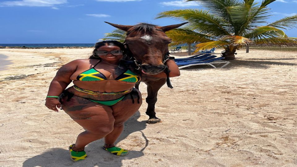 Montego Bay: Horseback Riding and Swimming Private Adventure - Interact With Horses