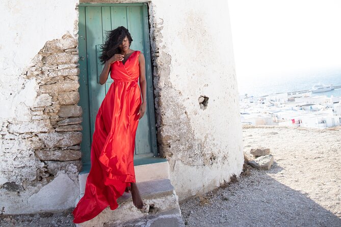 Mykonos Flying Dress High End Professional Photographer - Showcase Your Style With High-End Photography