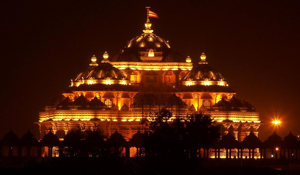 New Delhi: Akshardham Exhibition, Light and Water Show Tour - Tour Description