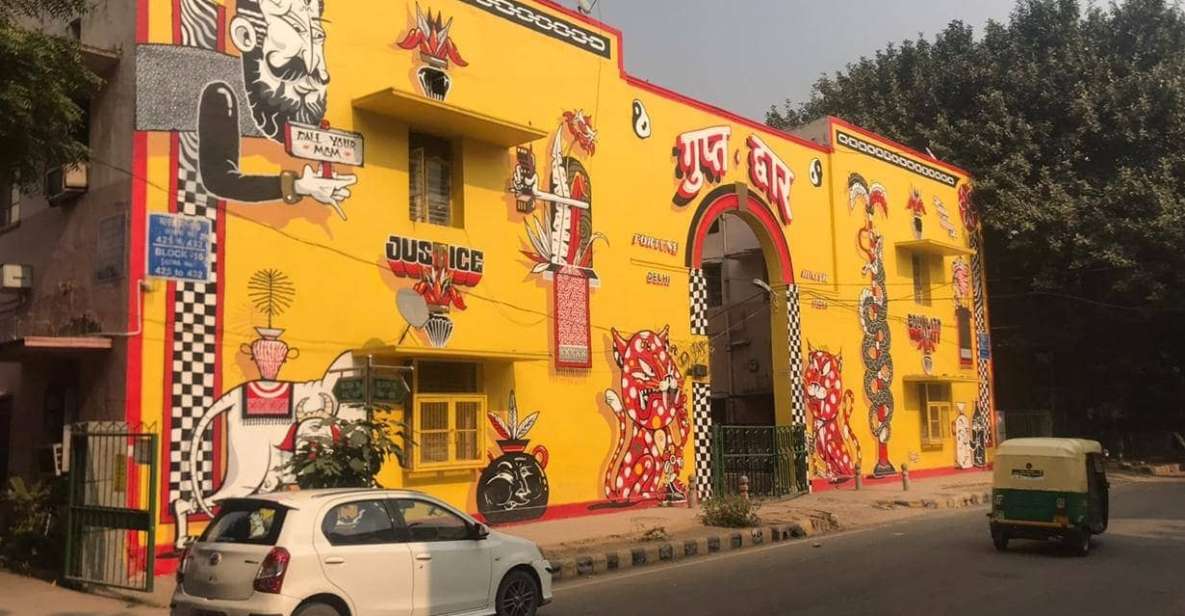 New Delhi: Bohemian Delhi Street Art Tour With Lake Cafe - Tour Highlights