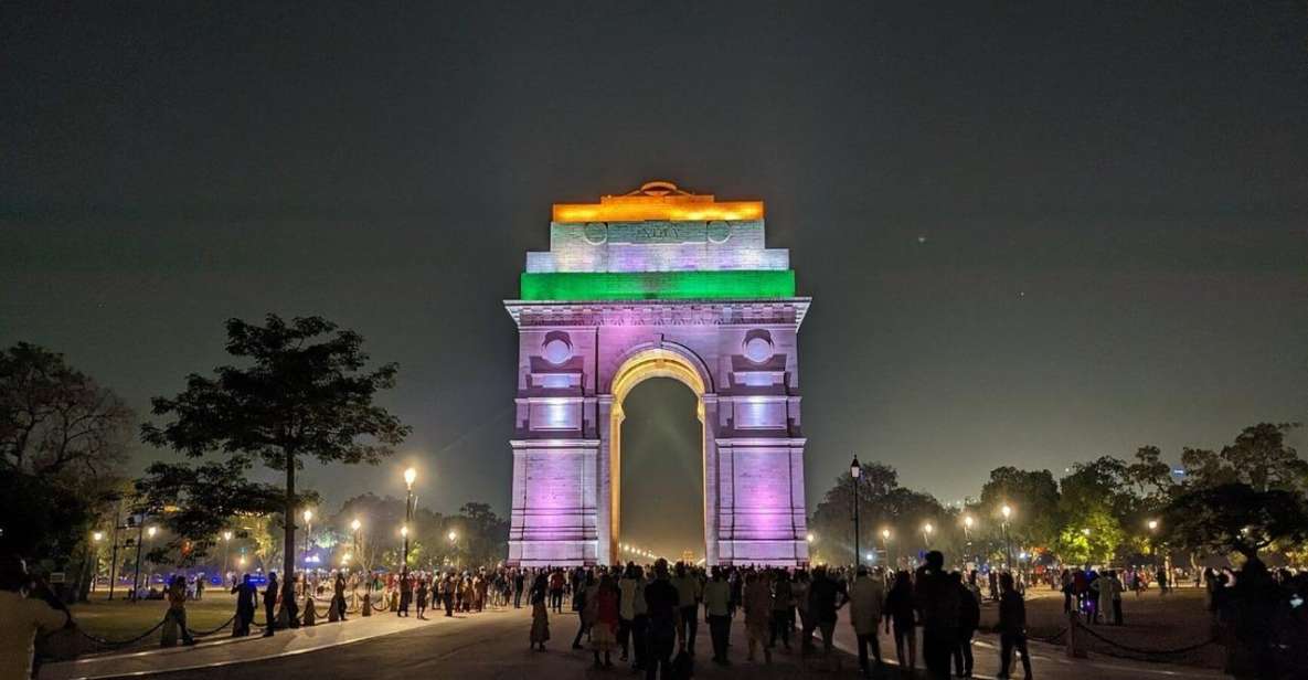 New Delhi: City Guided Magical Evening Tour - Itinerary Highlights