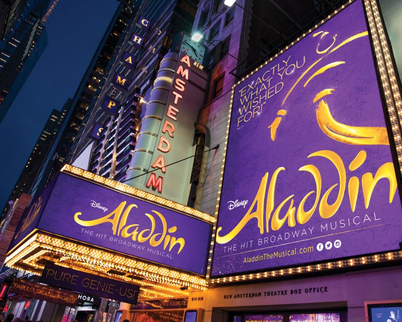 NYC: Aladdin on Broadway Tickets - Participant and Date Selection