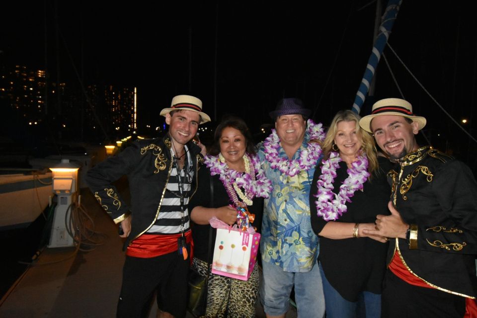Oahu: Fireworks Cruise - Ultimate Luxury Gondola With Drinks - Cruise Description