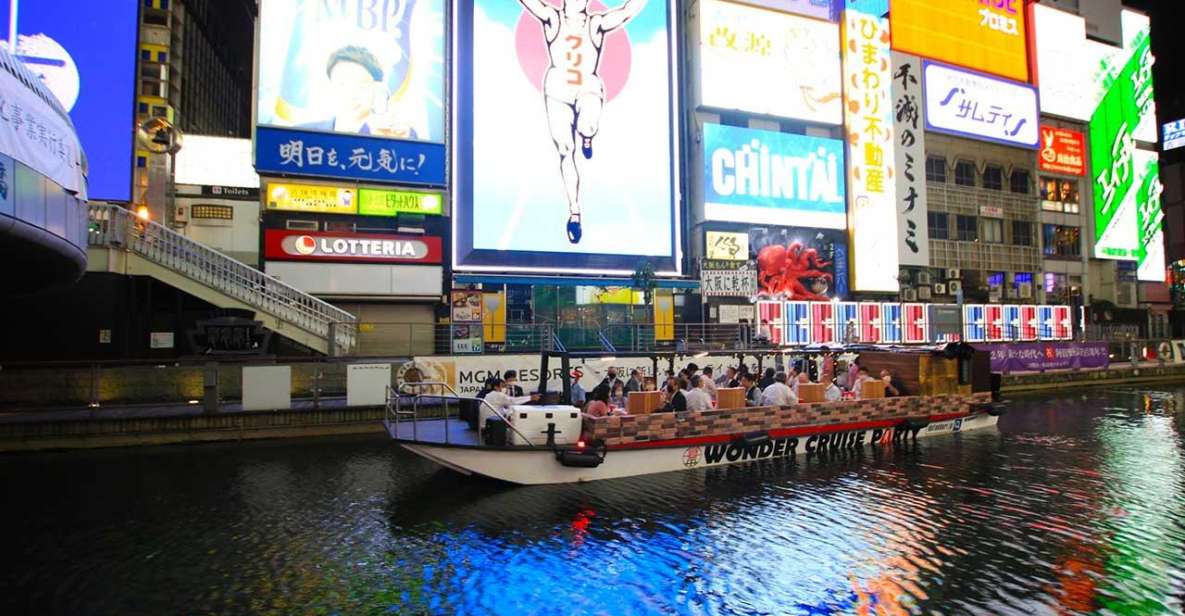 Osaka: Dotonbori District Sightseeing Cruise & Beer Discount - Full Description