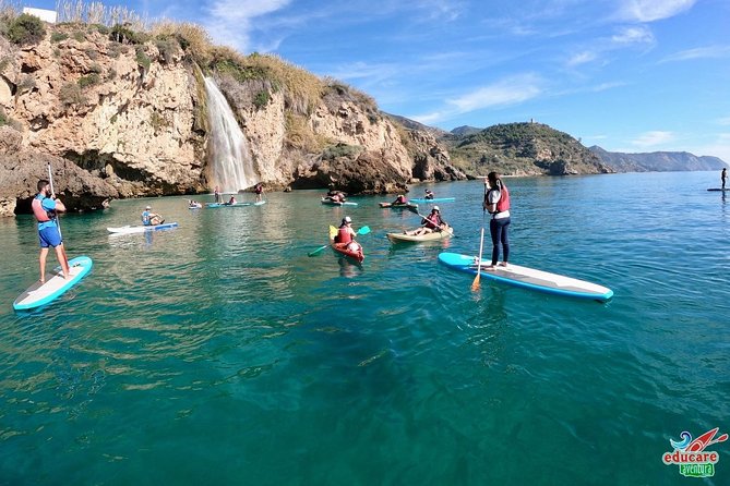 Paddle Surf Route Cliffs Nerja and Cascada De Maro Snorkel - Price and Booking Information