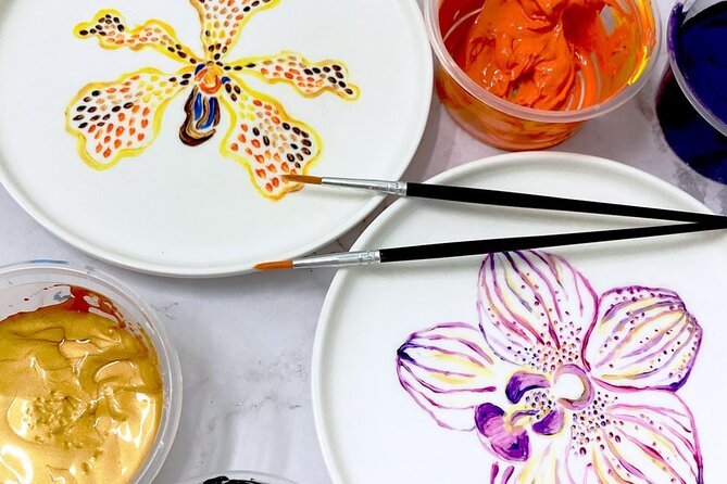 Paint Beautiful Orchids on Your Ornamental Ceramic Dish - Orchid Painting Techniques and Blending Colors