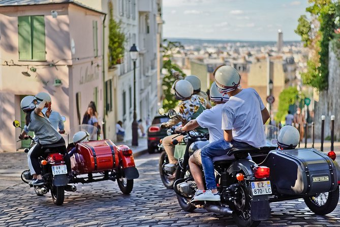 Paris Private Vintage Half Day Tour on a Sidecar Motorcycle - Paris Landmarks and Routes