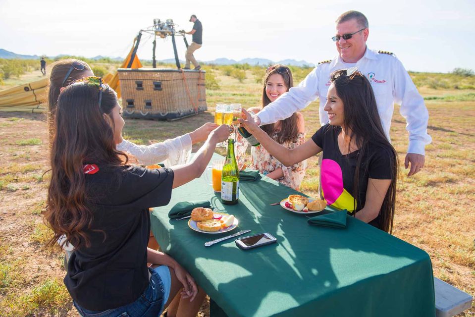 Phoenix: Hot Air Balloon Ride With Champagne and Catering - Review and Ratings
