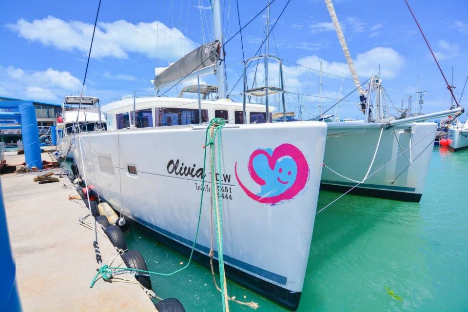 Phuket: Private Catamaran Cruise to Maiton and Coral Islands - Catamaran Experience