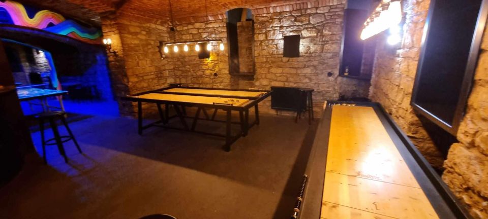 Ping Pong or Shuffleboard Game in Crew Bar Prague - Booking Information